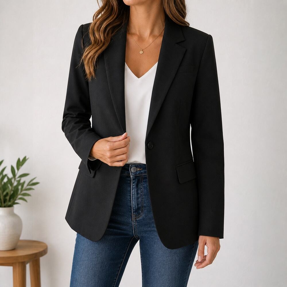 Jos. A. Bank Black Blazer Jacket Classic Fit Sz S